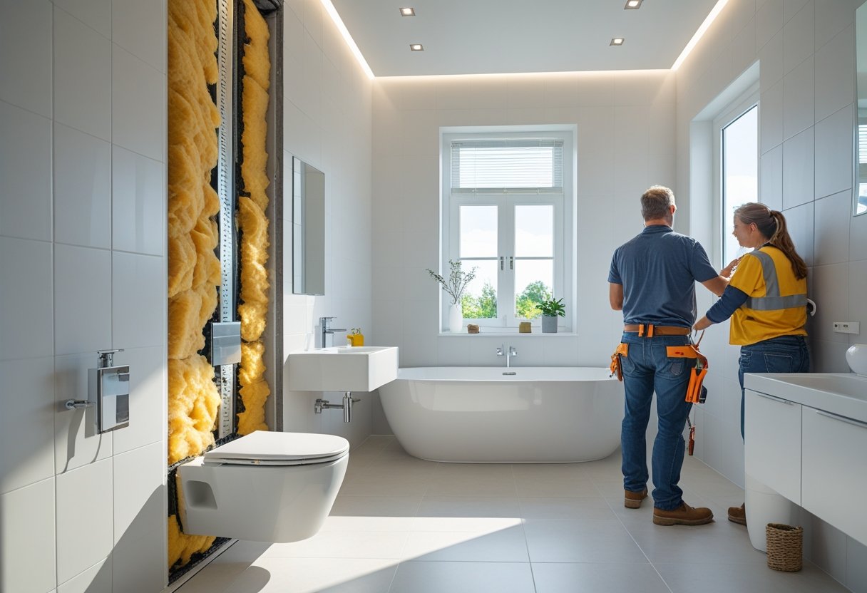 Sådan får du et energieffektivt badeværelse med hulmurisolering