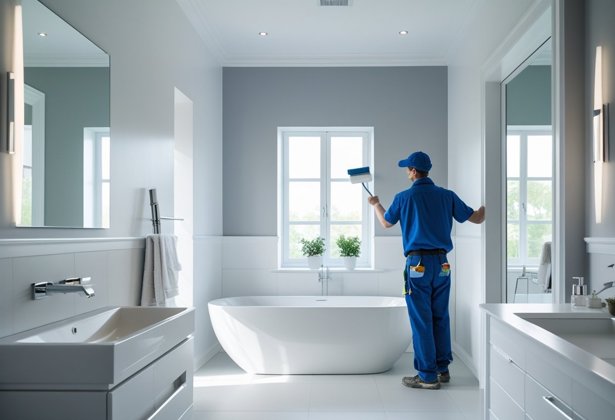 Sådan får du et flot nyt badeværelse med professionel malerhjælp i Åbyhøj