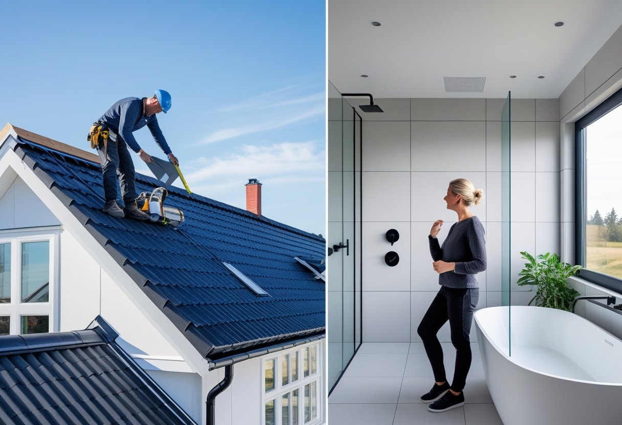 Sådan får du et nyt tag i Viborg og et moderne badeværelse i Svendborg